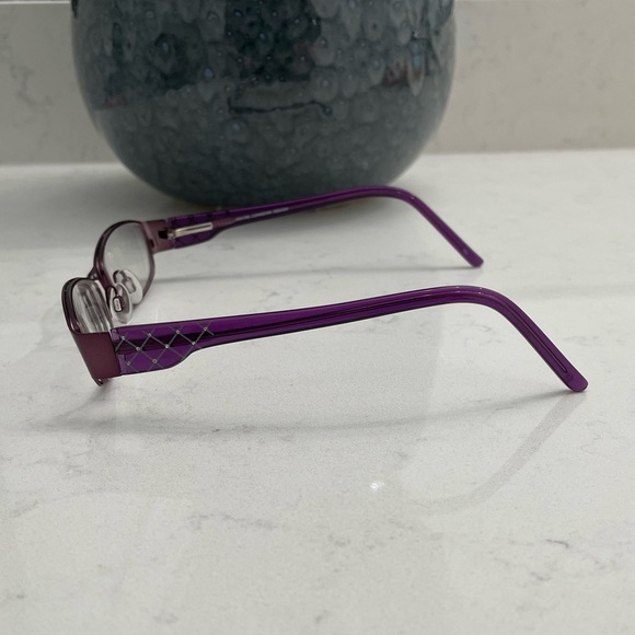 Alfred Sung Plum Prescription Eyeglass Frames - Picture 6 of 15